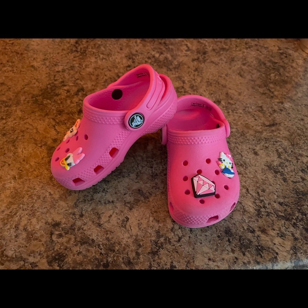Pink Toddler Crocs